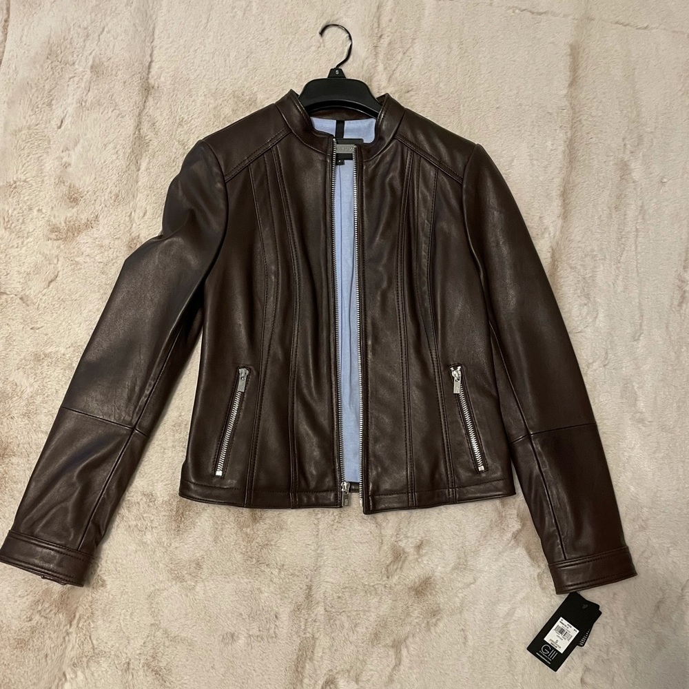 Wilson’s Leather Brown Leather jacket - Picture 1 of 6